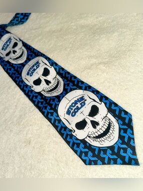 RARE NWT Vtg 1998 Stone Cold Steve Austin Tie Ralph Marlin WWF Deadstock Skull